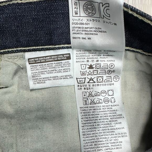 Levi’s Carpenter Jeans Big & Tall Dark Wash Men’s Size 34x38 - Picture 6 of 7